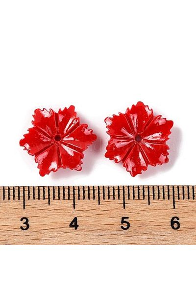 OEM 2 in 1 earring set – Decorative flower and flower stud with zirconia, 18K gold plated