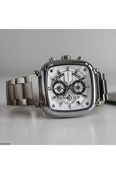Chaperone Ch002599 Men's Wrist Watch with Steel Band