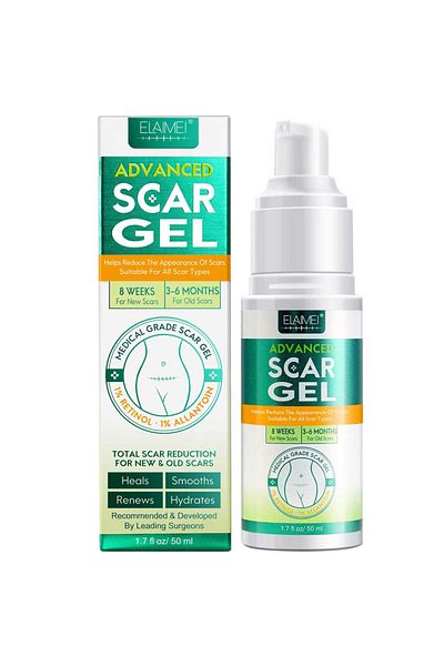 ELAIMEI Gel pentru îndepărtarea și repararea cicatricilor, formulă avansată cu retinol, alantoină și vitamina E, Elaimei, 50 ml
