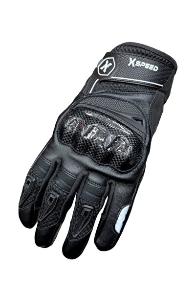 Xspeed Valka Carbon Korumalı Yazlık Motorsiklet Eldiveni