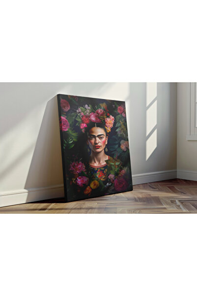Kanvaspera Frida Kahlo - Kanvas Tablo - Sanatsal ve İkonik Kadın Temalı Duvar Dekoru