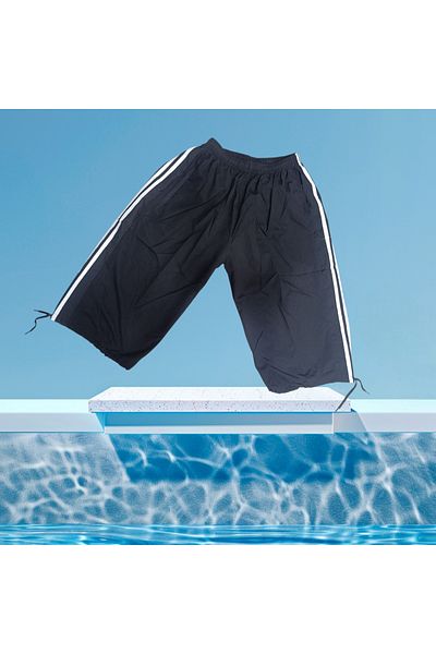 DENİZLİFE Men's Side Stripe Capri