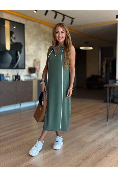 Kokosh moda DRESSIFY MODĂ PENTRU FEMEI Rochie midi din țesătură modală pentru...