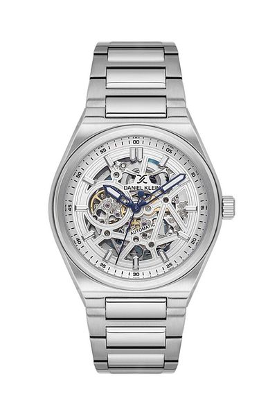 Daniel Klein Dk.1.14012-1 Automatic Steel Plated 3 Atm Water Resistant Metallic Color Men Wrist Watch