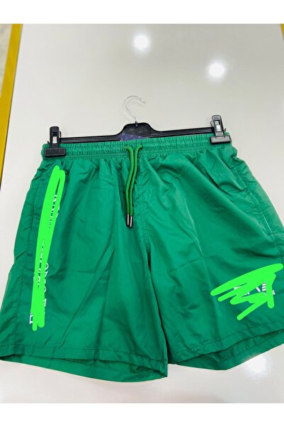 miyase Written, Mesh, Quick Dry Swim Shorts