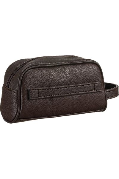 Westpolo 3 Compartment Wristlet Holder Vegan Leather Hand Bag Shaving Bag Travel Bag Hand Portfolio