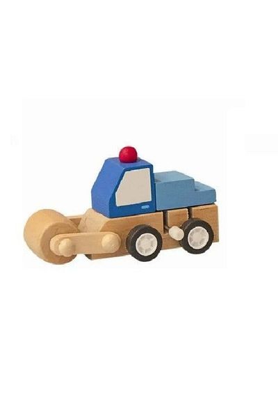 Divendi Construction machine construction machinery wooden roller compactor, for children over 3 years
