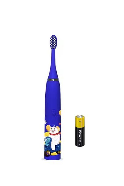 MOAWAVE Soft Electric Toothbrush for Children +3, with battery included, Blue color MOAWAVE™