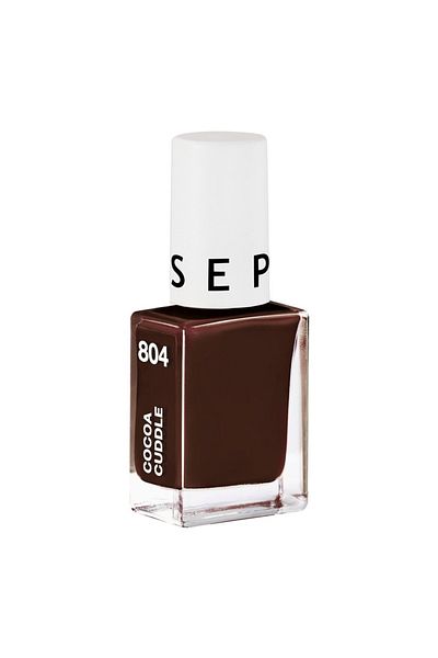 SEPHORA COLLECTION Nail Polish 804 Cocoa Cuddle – Rich, Creamy Brown with Long-Lasting Gloss