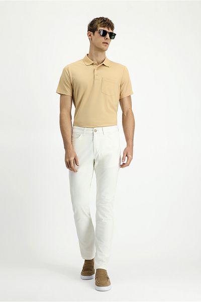 Kiğılı Regular Fit Lycra Canvas / Chino Pants