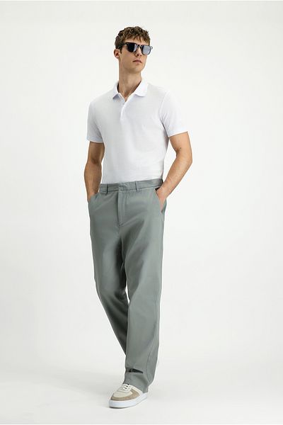 Kiğılı Regular Fit Lycra Canvas / Chino Pants