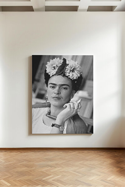 Kanvaspera Frida Kahlo - Kanvas Tablo - Sanatsal ve İkonik Kadın Temalı Duvar...