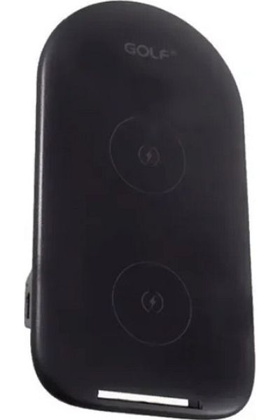 Generic Golf Space Wireless Mobile Phone Charger 70x10x13millimeter - Black