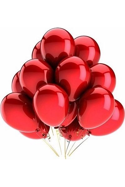 AKTEZ-EL Metallic Red 30 Balloons