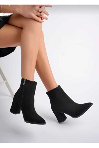 Dira Ayakkabı SIYAH SÜET KIŞLIK BOT