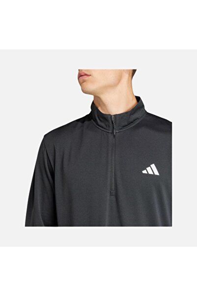 adidas Tréninkový top Train Essentials Training s dlouhým rukávem a 1/4 zipem
