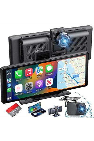 VENTLEX Universal Car Navigation 10.26 inch, with WiFI CarPlay/Android Auto, Voice Control, Front/Rear Camera