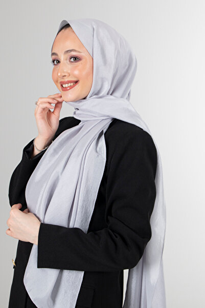 HAREM SCARF Gray Brisa Voile Shawl