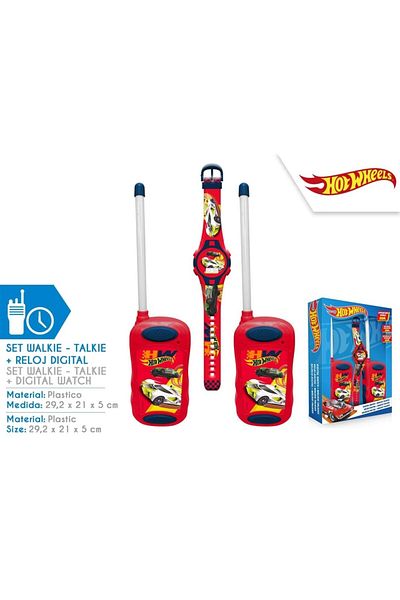 HOT WHEELS Walkie Talkie and Digital Watch Set