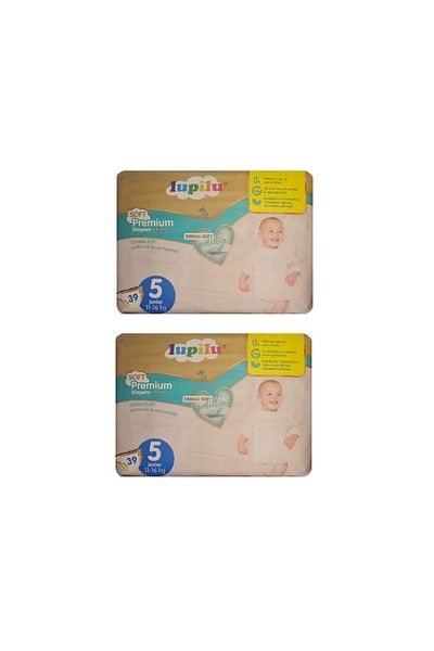 lupilu Derma Soft Protective Diapers, Size 5, 11-16 kg, 78 pieces