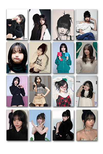 Pankart Evi Player 222 - Jo Yuri 16 Pieces Mini Squid Game Board Photo Card Set