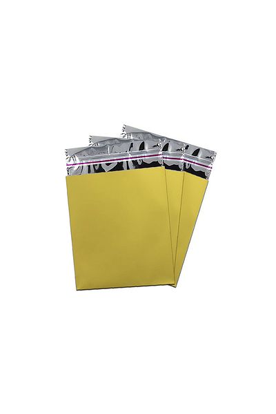 ALPJOY Metallized Bag Luxury 50Pcs 20X25 Gold