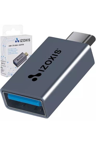 Welora USB 3.0 to USB Type-C adapter, data transfer speed 5 Gbps - Silver