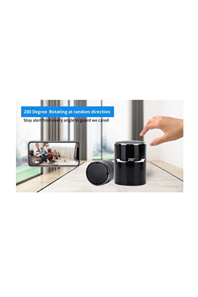 Aishine Camera Spion WIFI Boxa, Full HD, Rotatie senzor 280 grade, WiFi, P2P ,Night Vision,Detectie