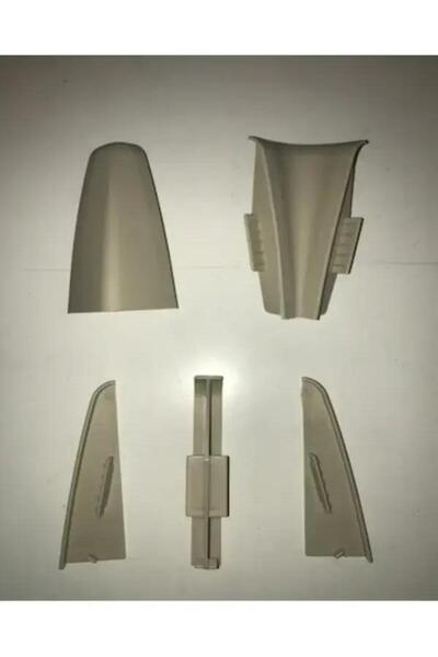 Genel Markalar Laminat Parke Süpürgelik Köşe Bağlantı Aparatı 8 CM Gri Renk