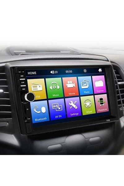 divendi-ro Car multimedia system with 7-inch LCD touchscreen - Black
