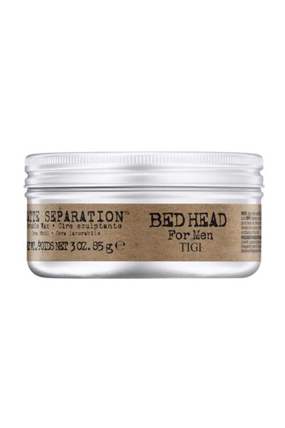 Tigi Ceară de păr Bed Head pentru bărbați, mată, separatoare, 85 g