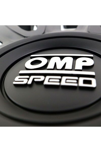 Somat Set de 4 capace pentru jante OMP Magnum Speed 15 inch, negre