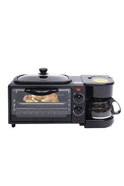 divendi-ro Multifunctional 3 in 1 breakfast appliance, grill, coffee maker, toaster