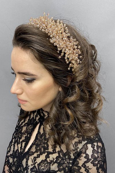 Hayalperest boncuk Pollux Crystal Stone Henna and Bridal Crown