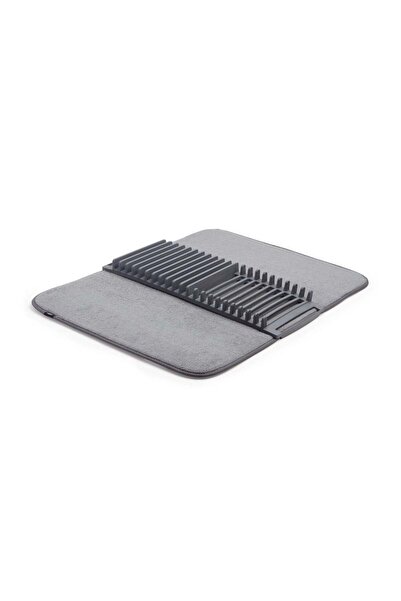 divendi-ro Foldable dish and cutlery drainer with absorbent microfiber mat