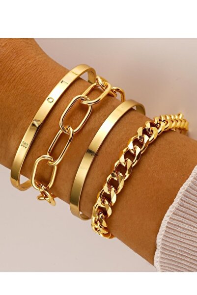 Chiccy مجموعة أساور الحب والسلسلة