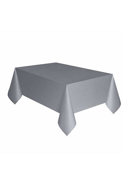 ZENVİVA Silver Tablecloth, Purple Table Skirt