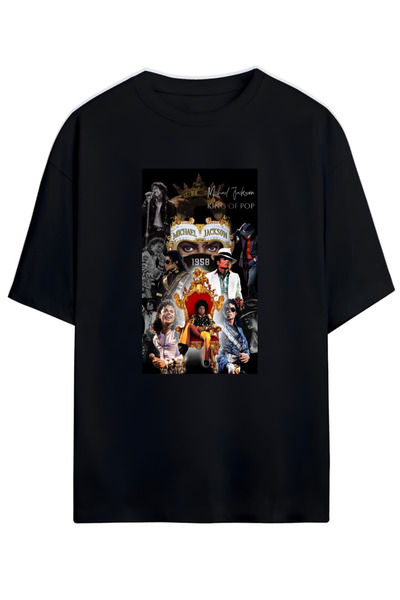 SVART WEAR M JACKSON SERIA EXCLUSIVĂ PENTRU FANII TRIUC DE BUMBAC OVERSIZE UNISEX