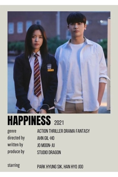 512 STORE Happiness K-Drama Dizi Afiş 2021 Estetik Çerçevesiz Poster
