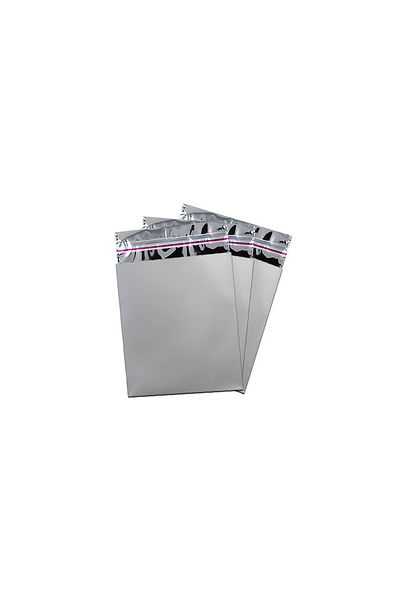 ALPJOY Metallized Bag Luxury 50Pcs 7X9 Silver