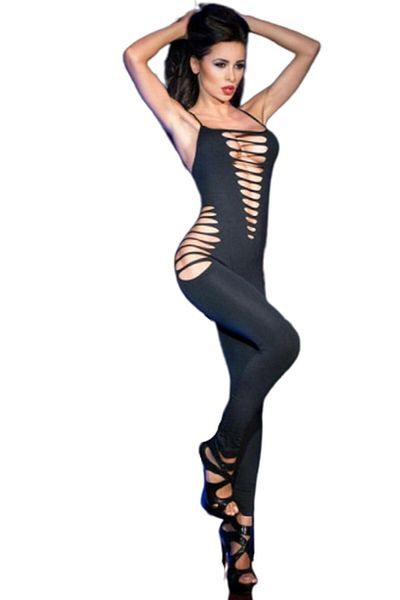 obsessive Bodystocking, CR 3655, Black, Size S/M