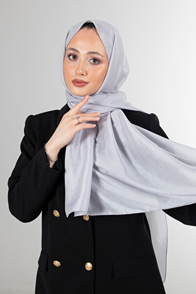 HAREM SCARF Gray Brisa Voile Shawl