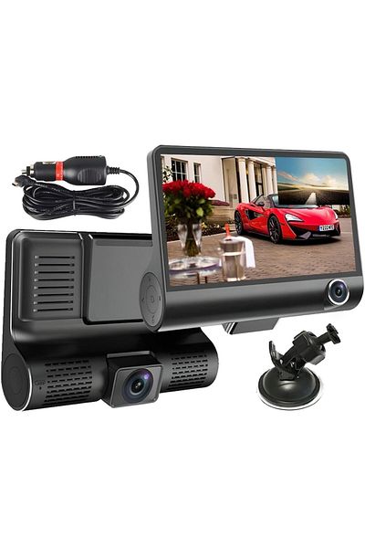 OEM Triple Car Video Camera Front/Rear/Interior