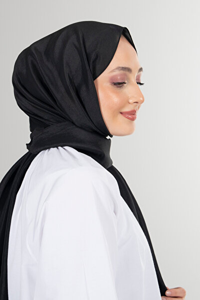 HAREM SCARF Black Brisa Voile Shawl