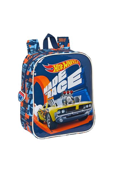 HOT WHEELS Geantă pentru copii, Hot Wheels, Speed Club, portocaliu/albastru închis (22 x 27 x 10 cm)