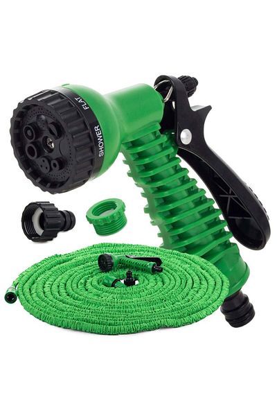 divendi-ro Watering can with integrated extension hose 20-60 m - Green