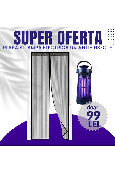 divendi-ro Promotional package: net and UV Anti-Insect Electric Lamp