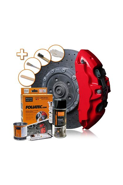 Lock-A-Willy Foliatec 2160 Racing Caliper Painting Set, 3 Pieces, Red