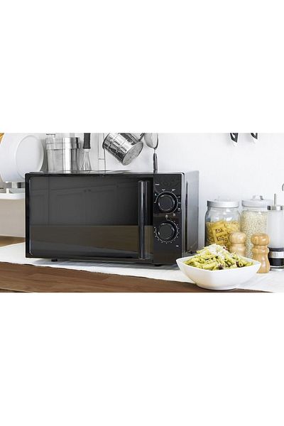 CECOTEC Microwave Oven, 700W, 20L, Defrost Function, Black