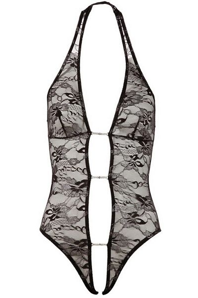 Comelly Collection Lace Bodysuit, Cottelli Collection, Black